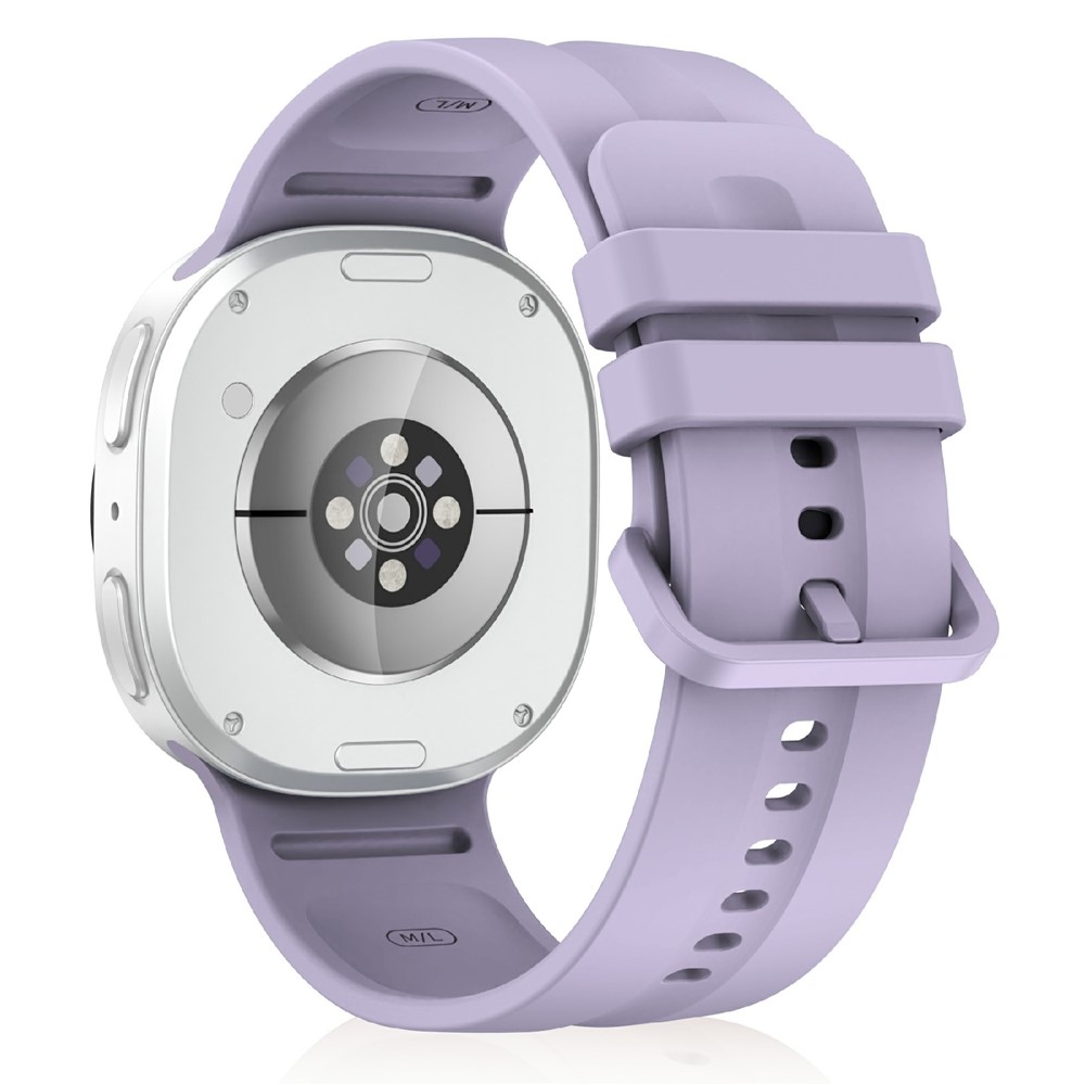Corre silikonový řemínek na Samsung Galaxy Watch9 40mm/44mm/Watch8 44mm/40mm - světlefialový L