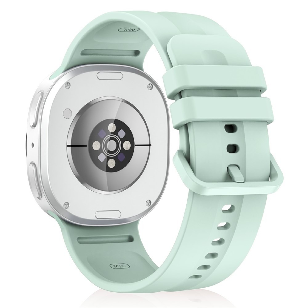 Corre silikonový řemínek na Samsung Galaxy Watch9 40mm/44mm/Watch8 44mm/40mm - světlezelený S