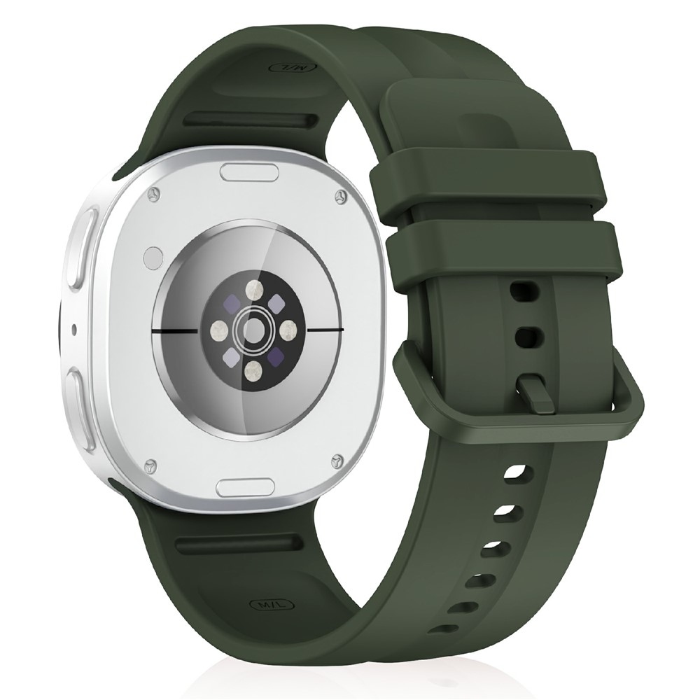 Corre silikonový řemínek na Samsung Galaxy Watch9 40mm/44mm/Watch8 44mm/40mm - zelený L