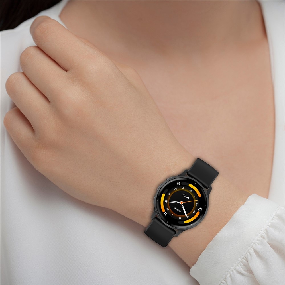 Corros silikonový řemínek 22mm na Garmin Venu 4 41mm - černý