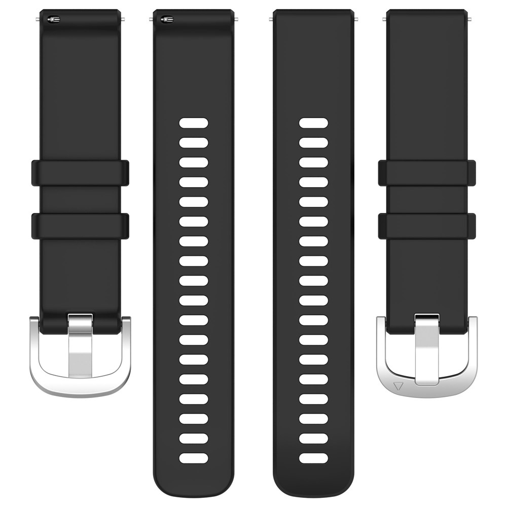 Corros silikonový řemínek 22mm na Garmin Venu 4 41mm - černý