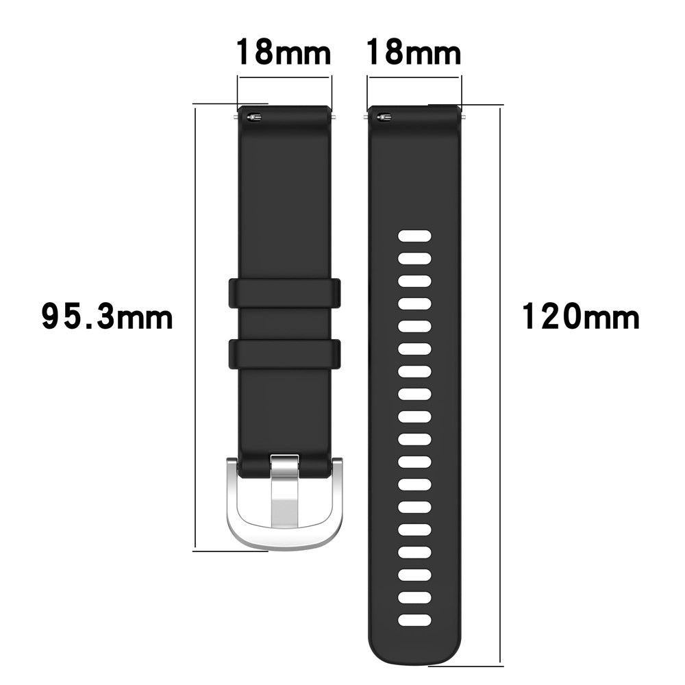 Corros silikonový řemínek 22mm na Garmin Venu 4 41mm - černý