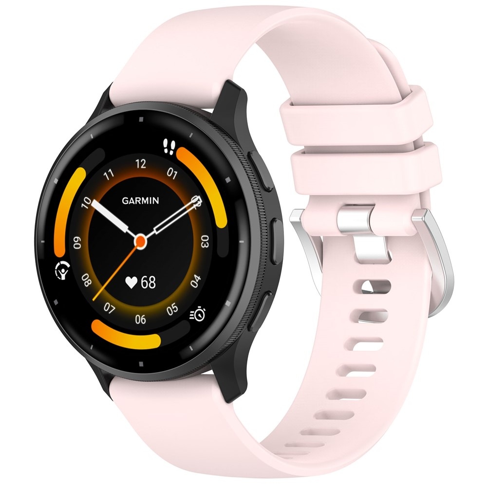 Corros silikonový řemínek 22mm na Garmin Venu 4 41mm - růžový