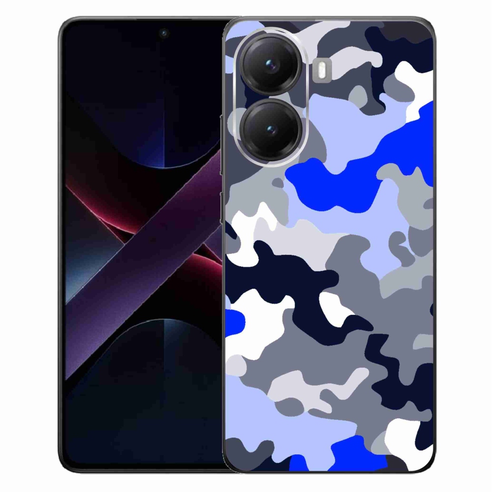 Gelový kryt mmCase na Xiaomi Poco X7 Pro 5G - maskáčový vzor 8