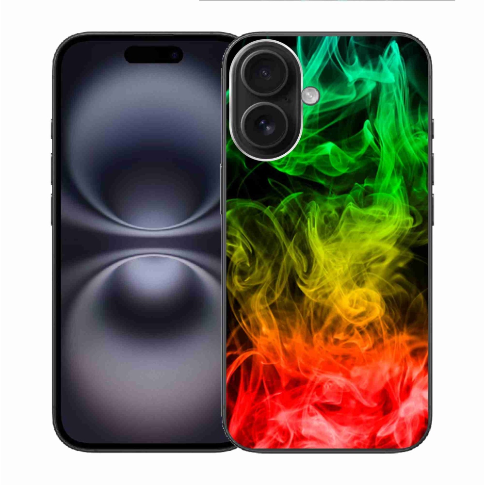 Gelový kryt mmCase na iPhone 16 - abstraktní vzor 7