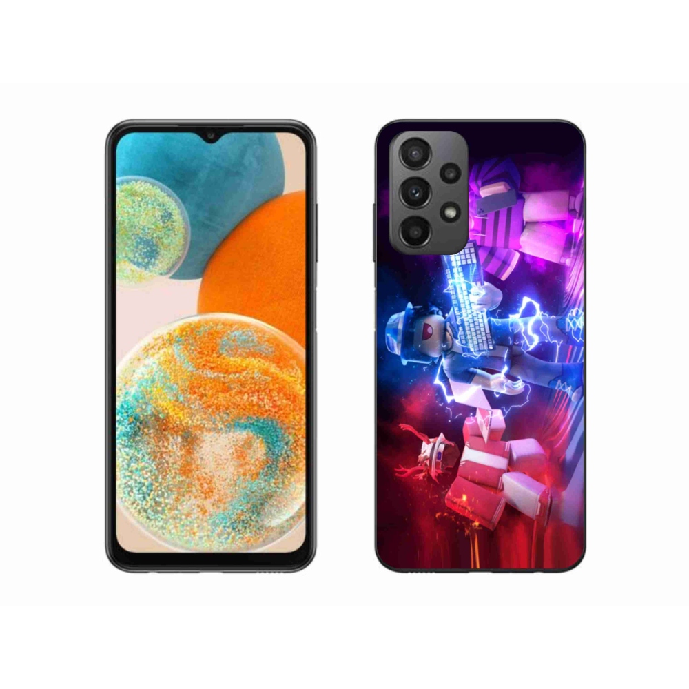 Gelový kryt mmCase na Samsung Galaxy A23 4G/5G - roblox