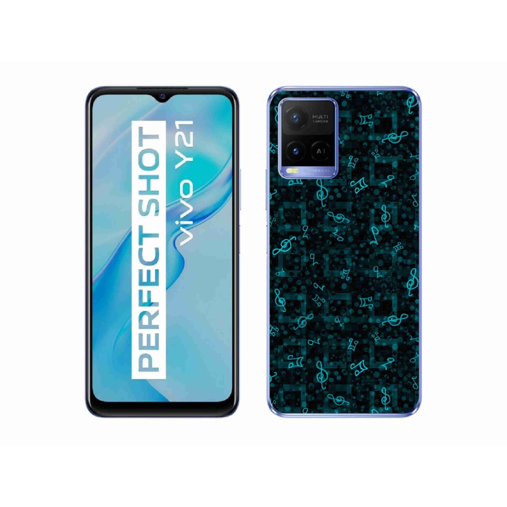 Gelový kryt mmCase na Vivo Y21/Y21s/Y33s - noty 1