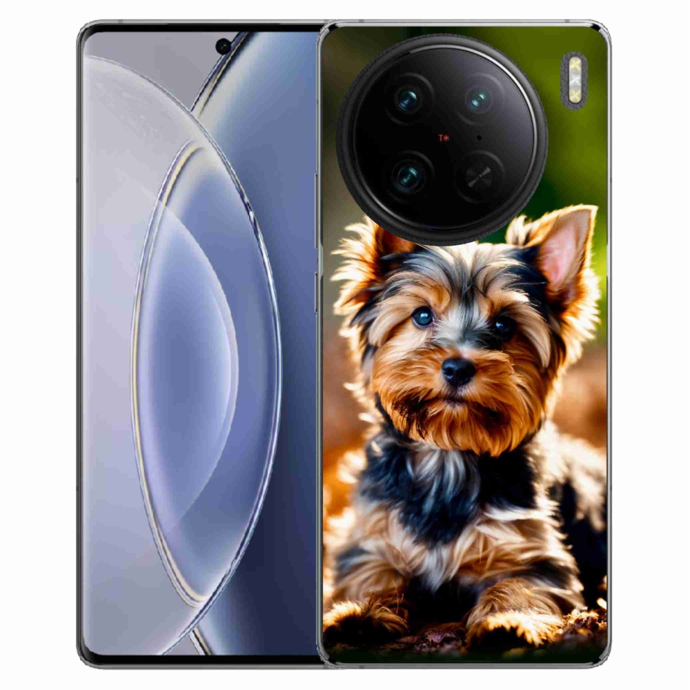 Gelový kryt mmCase na Vivo X90 Pro - jorkšír 10
