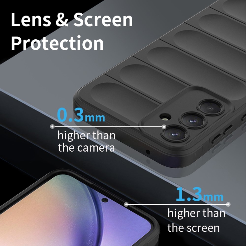 Rugg odolný gelový obal na Samsung Galaxy A35 5G - černý