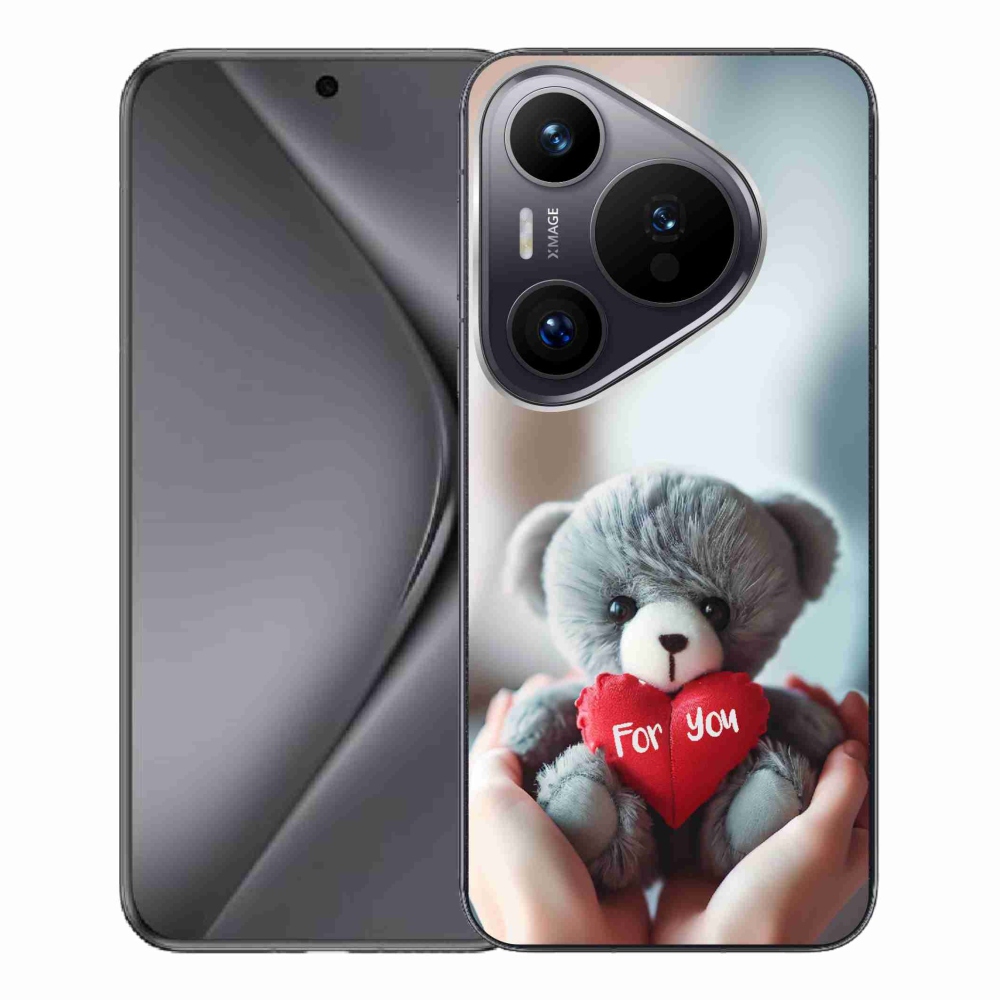 Gelový kryt mmCase na Huawei Pura 70 Pro - medvídek pro zamilované