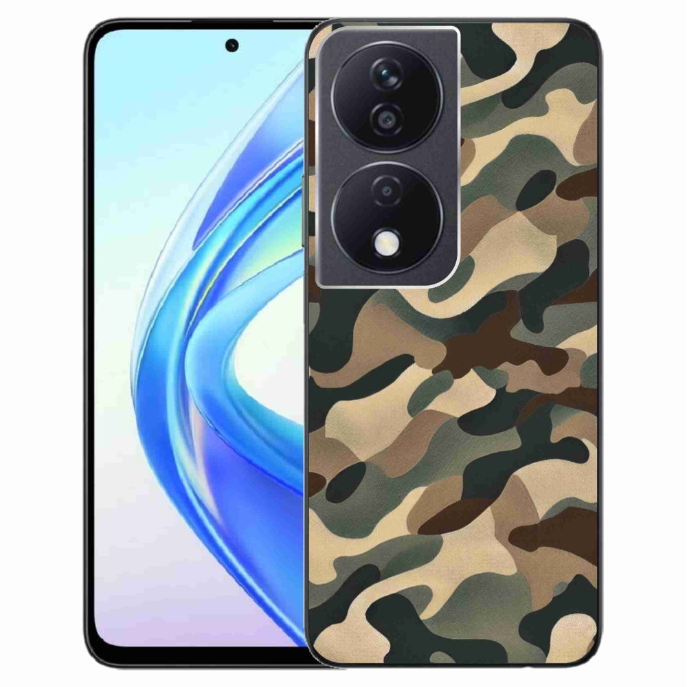 Gelový kryt mmCase na Honor X7b/Honor 90 Smart - maskáčový vzor 11