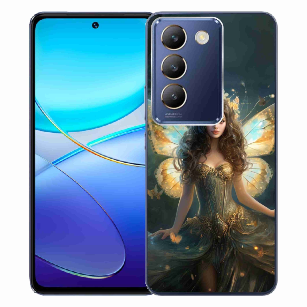 Gelový kryt mmCase na Vivo V40 SE 4G/5G - motýlí žena