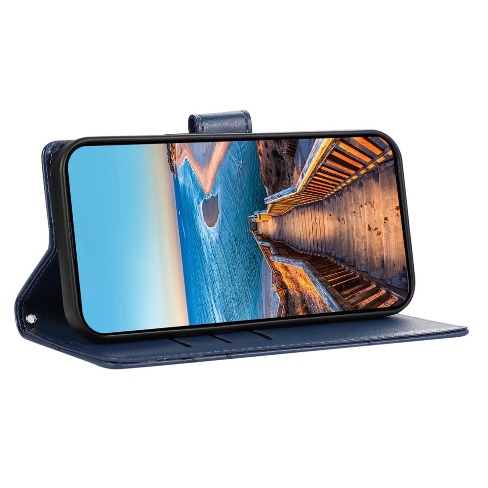 Line knížkové pouzdro na Realme 12 5G/12x 5G - modré