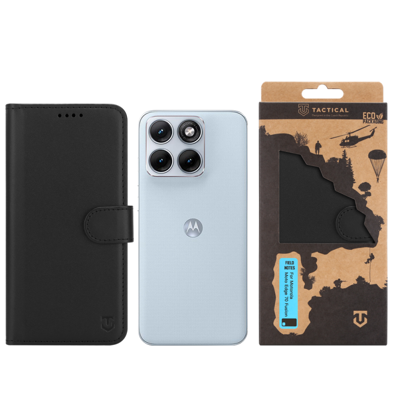 Tactical Field Notes pro Motorola Edge 70 Fusion Black