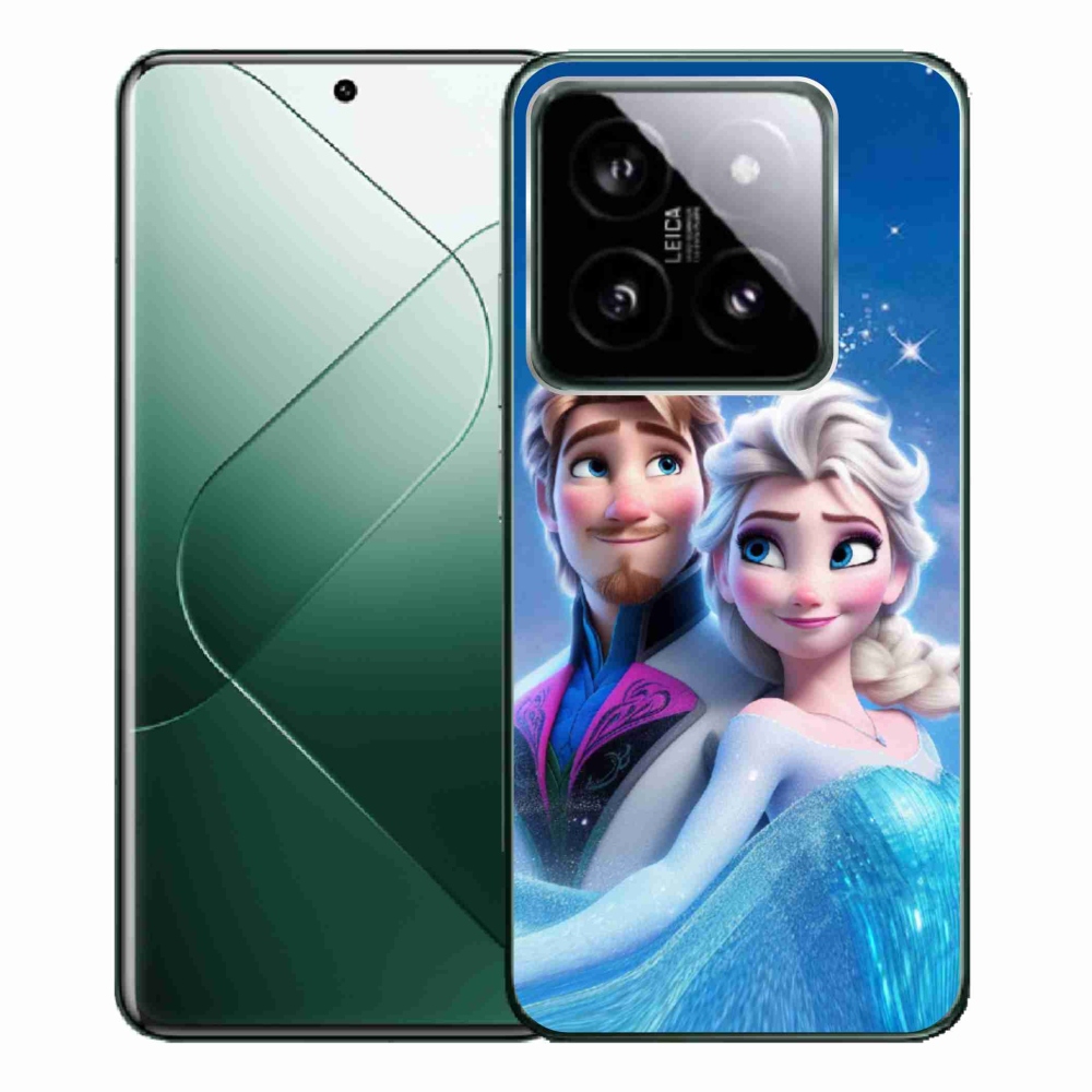 Gelový kryt mmCase na Xiaomi 14 Pro - ledové království 1