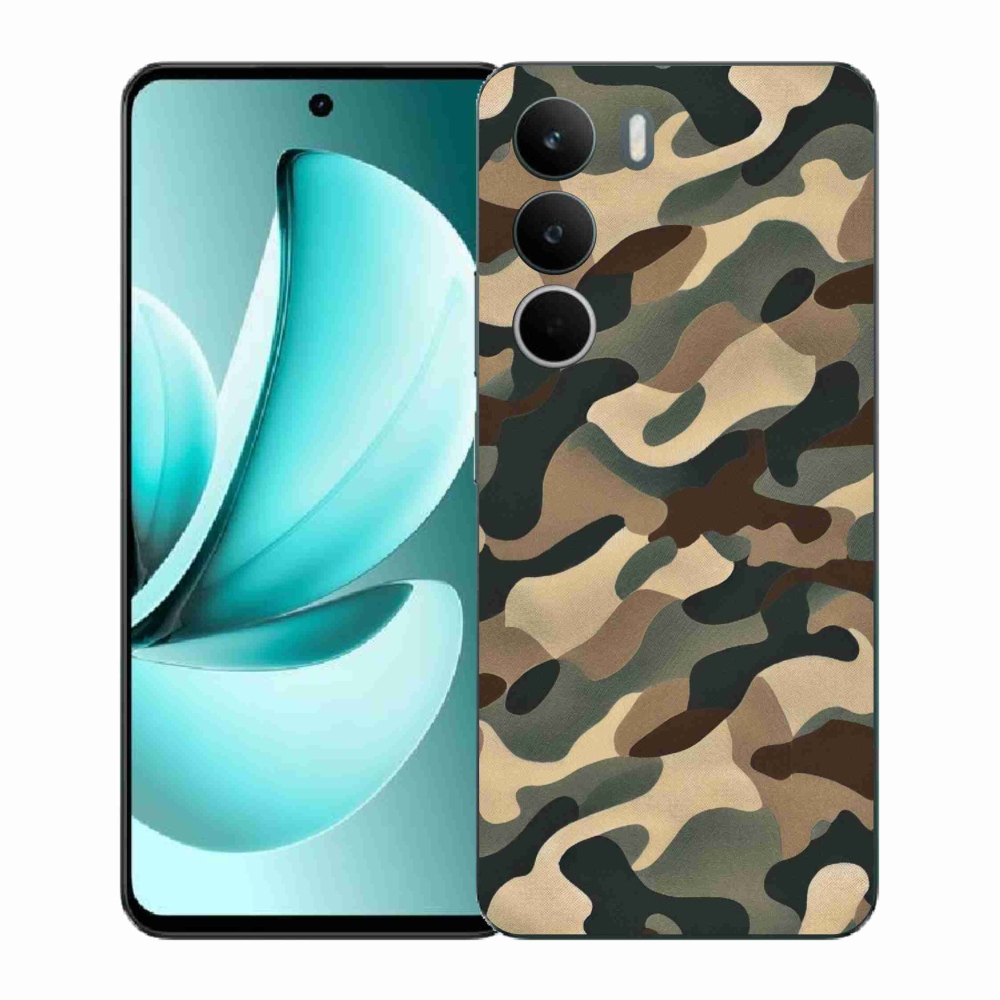 Gelový kryt mmCase na Realme C71 - maskáčový vzor 11