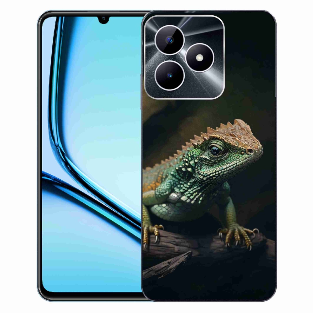 Gelový kryt mmCase na Realme Note 50 - ještěr