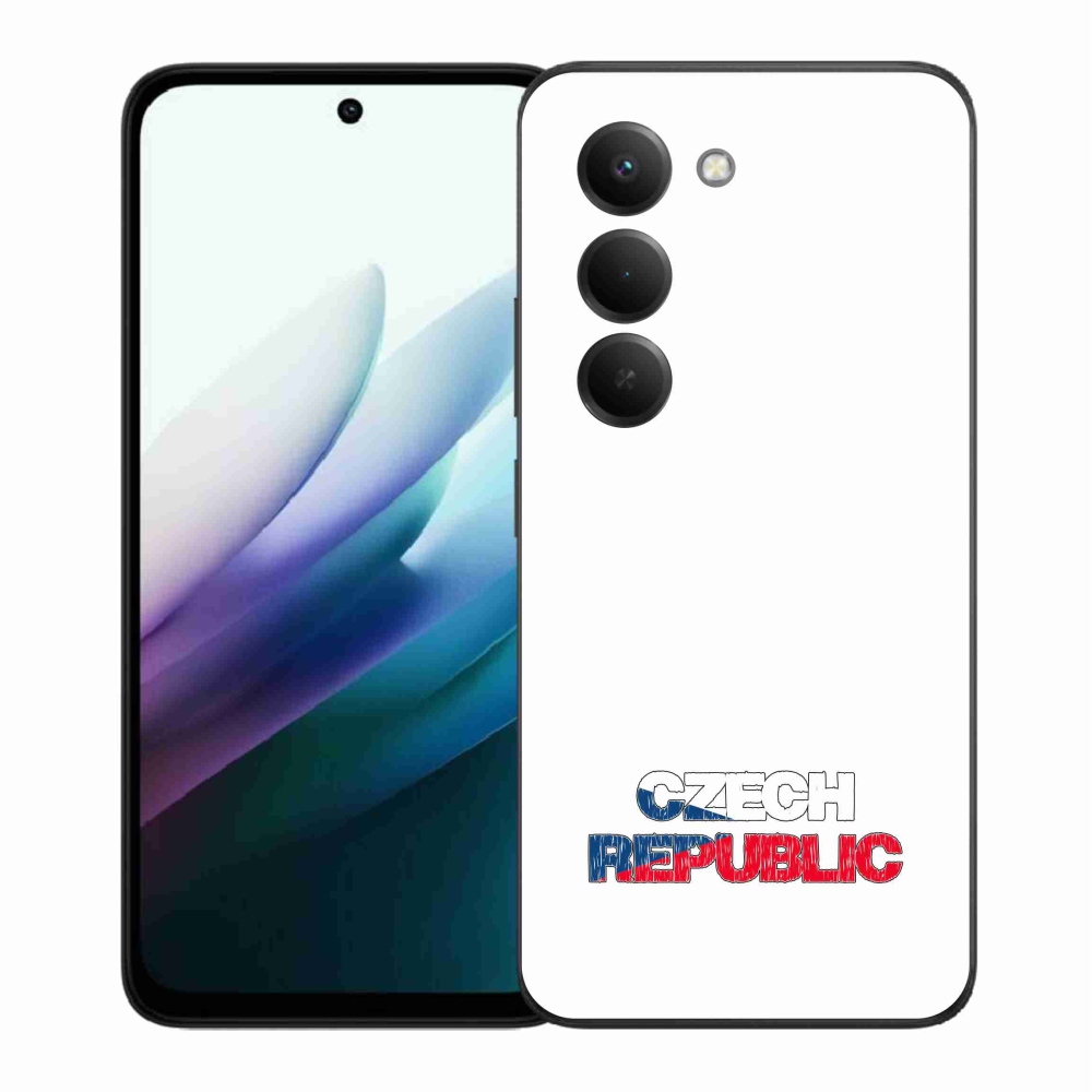 Gelový kryt mmCase na Xiaomi Redmi 15 4G/5G (171mm) - Czech Republic bílé pozadí