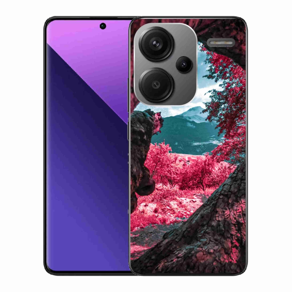 Gelový kryt mmCase na Xiaomi Redmi Note 13 Pro+ 5G - výhled na hory