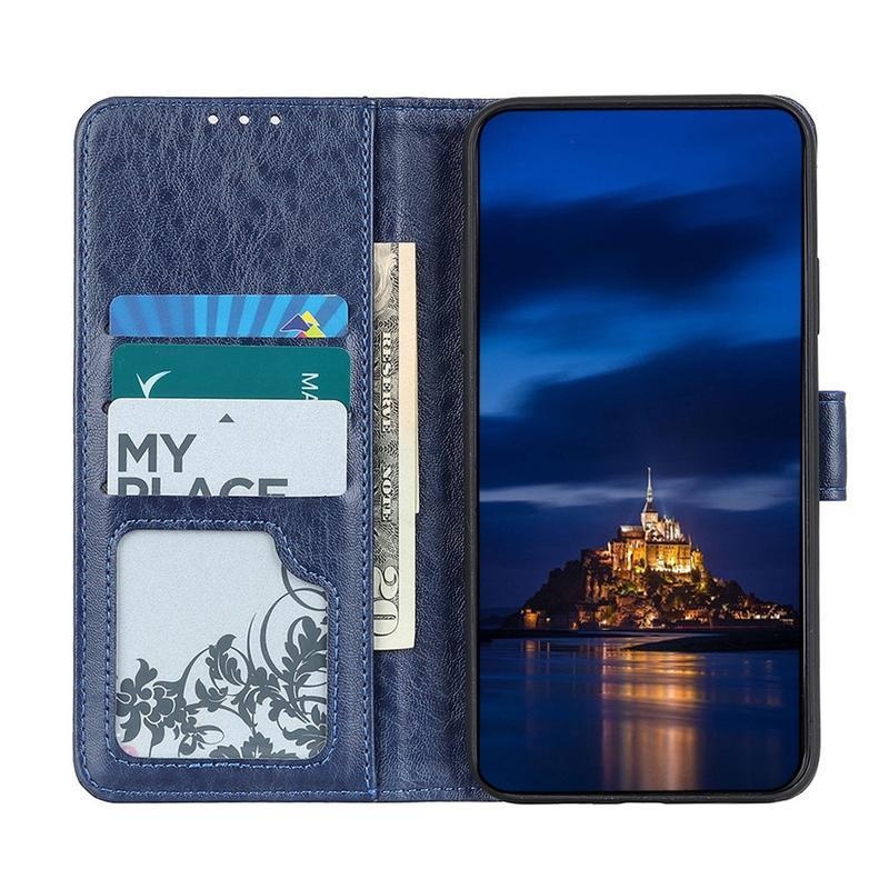 Crazies PU kožené peněženkové pouzdro pro mobil Xiaomi Mi 10T Lite 5G - tmavěmodré