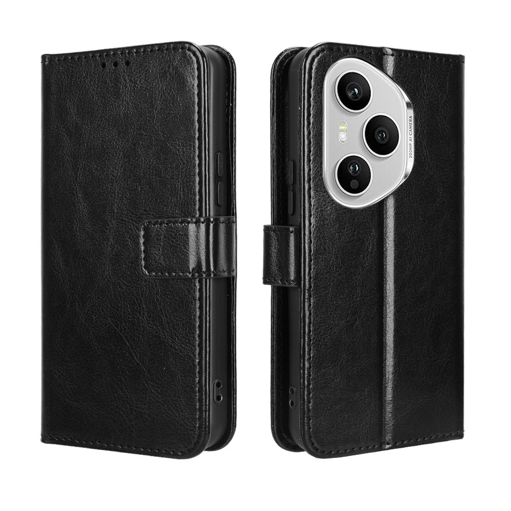 Crazy knížkové pouzdro na Honor 400 Pro - černé