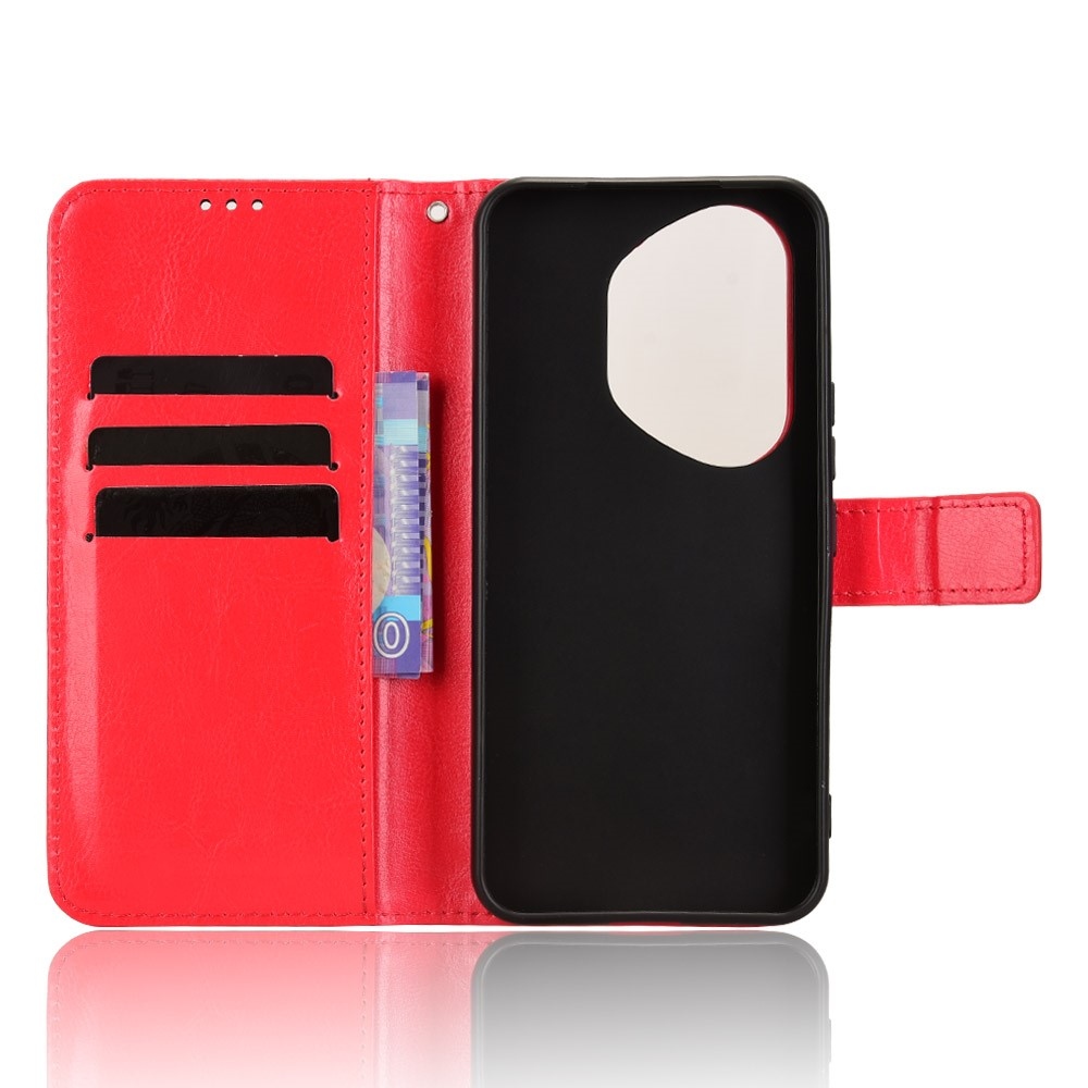 Crazy knížkové pouzdro na Honor 400 Pro - červené