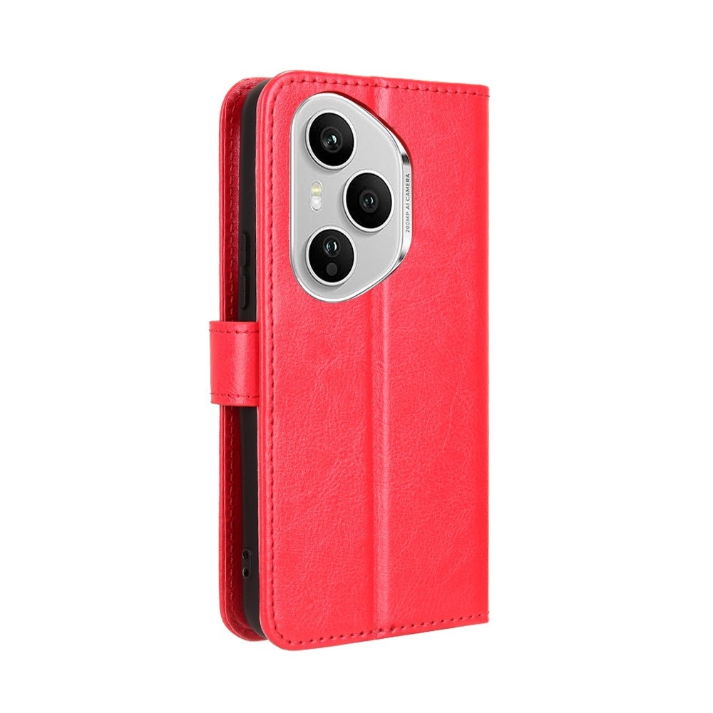 Crazy knížkové pouzdro na Honor 400 Pro - červené