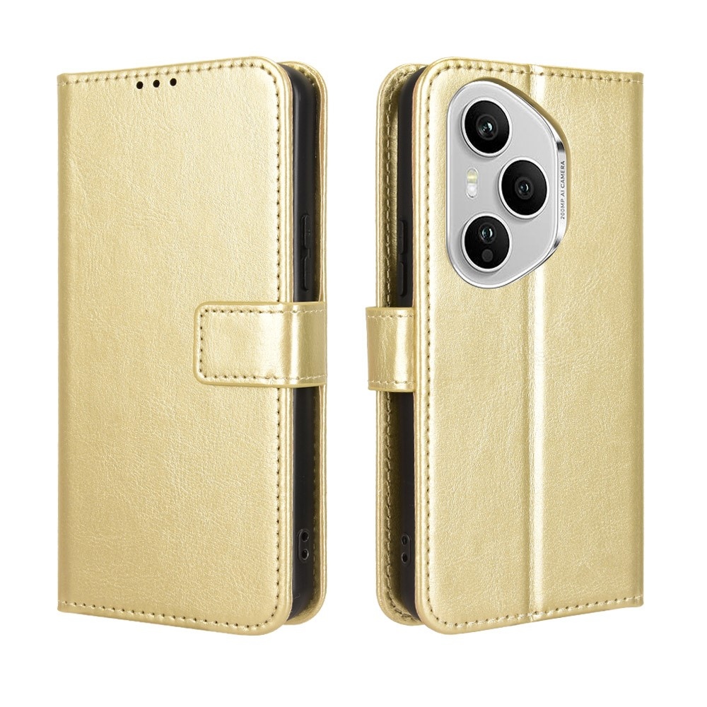 Crazy knížkové pouzdro na Honor 400 Pro - zlaté