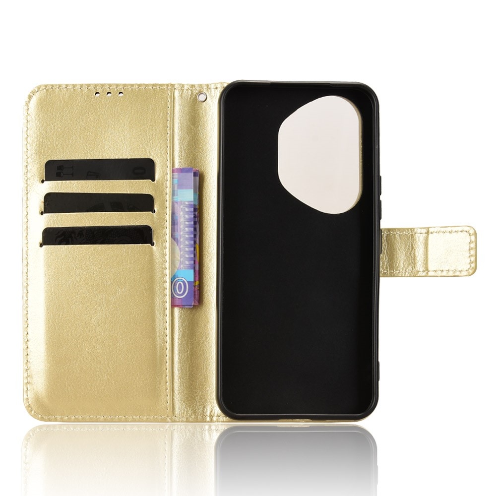 Crazy knížkové pouzdro na Honor 400 Pro - zlaté