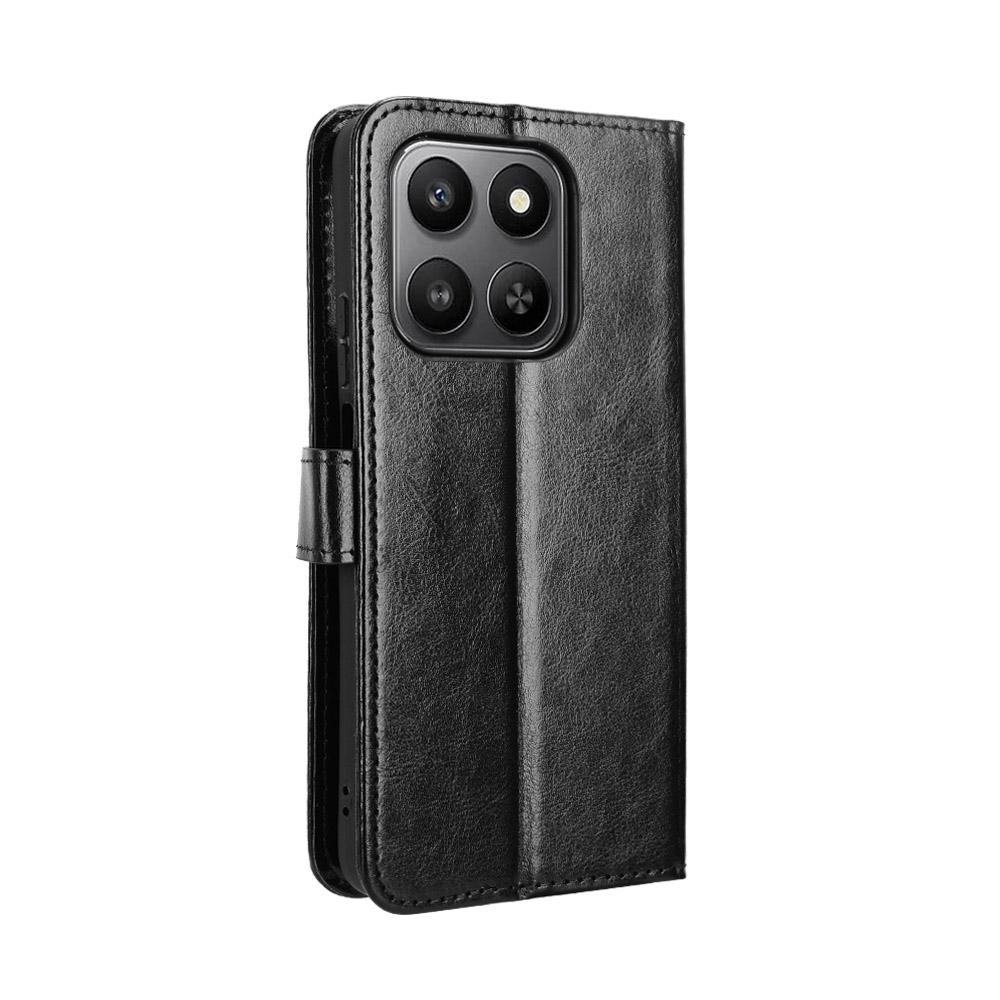 Crazy knížkové pouzdro na Honor 400 Smart 5G/4G/Honor X7d - černé