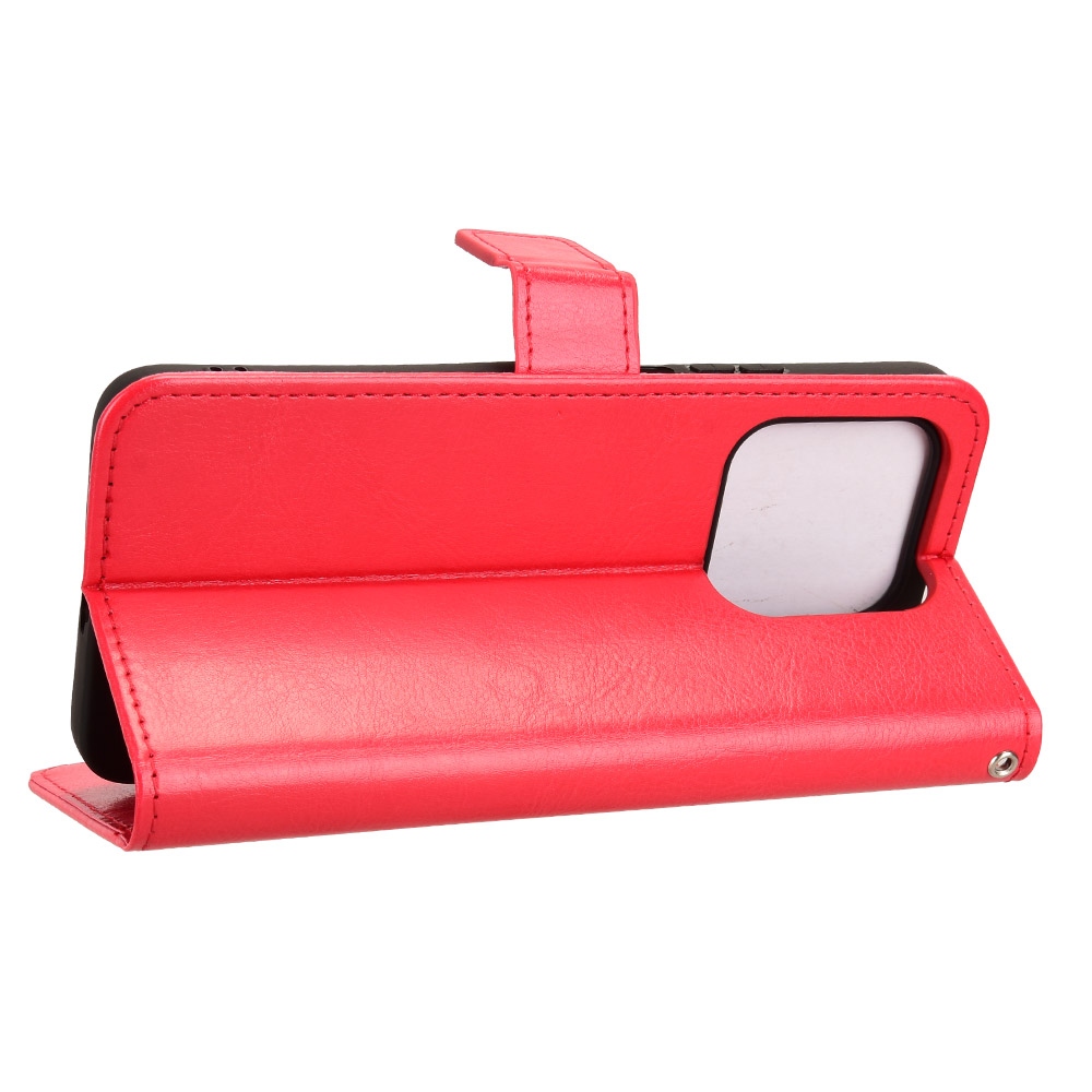 Crazy knížkové pouzdro na Honor 400 Smart 5G/4G/Honor X7d - červené