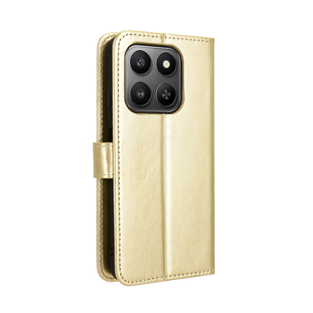 Crazy knížkové pouzdro na Honor 400 Smart 5G/4G/Honor X7d - zlaté