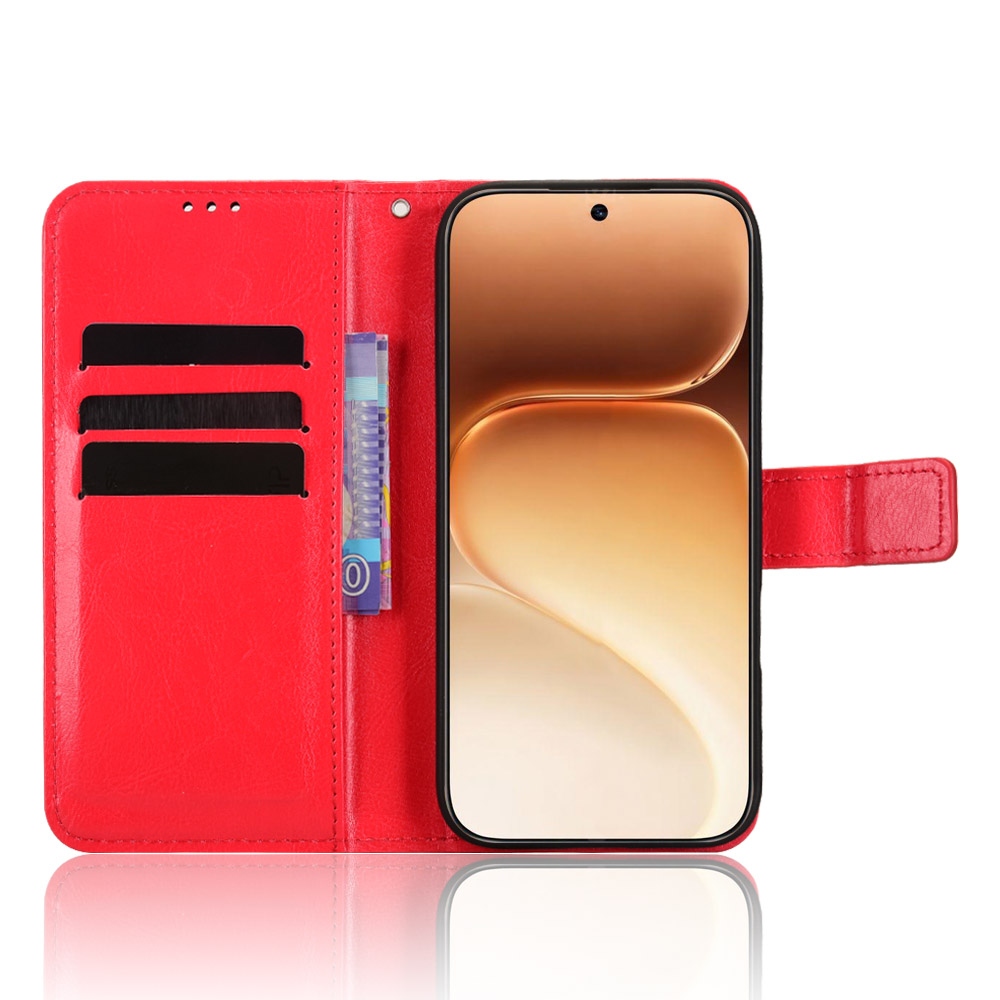 Crazy knížkové pouzdro na Honor 600 Pro 5G/Honor 600 5G - červené