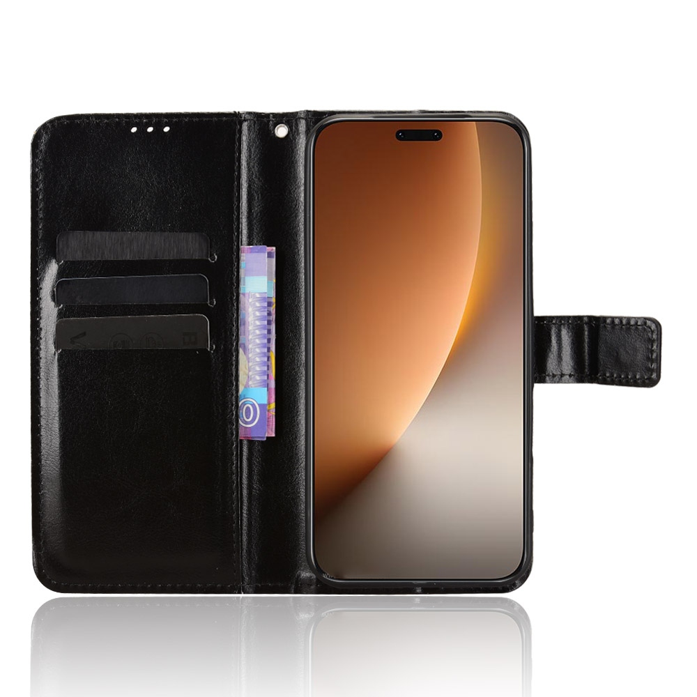 Crazy knížkové pouzdro na Honor Magic 8 Pro 5G - černé