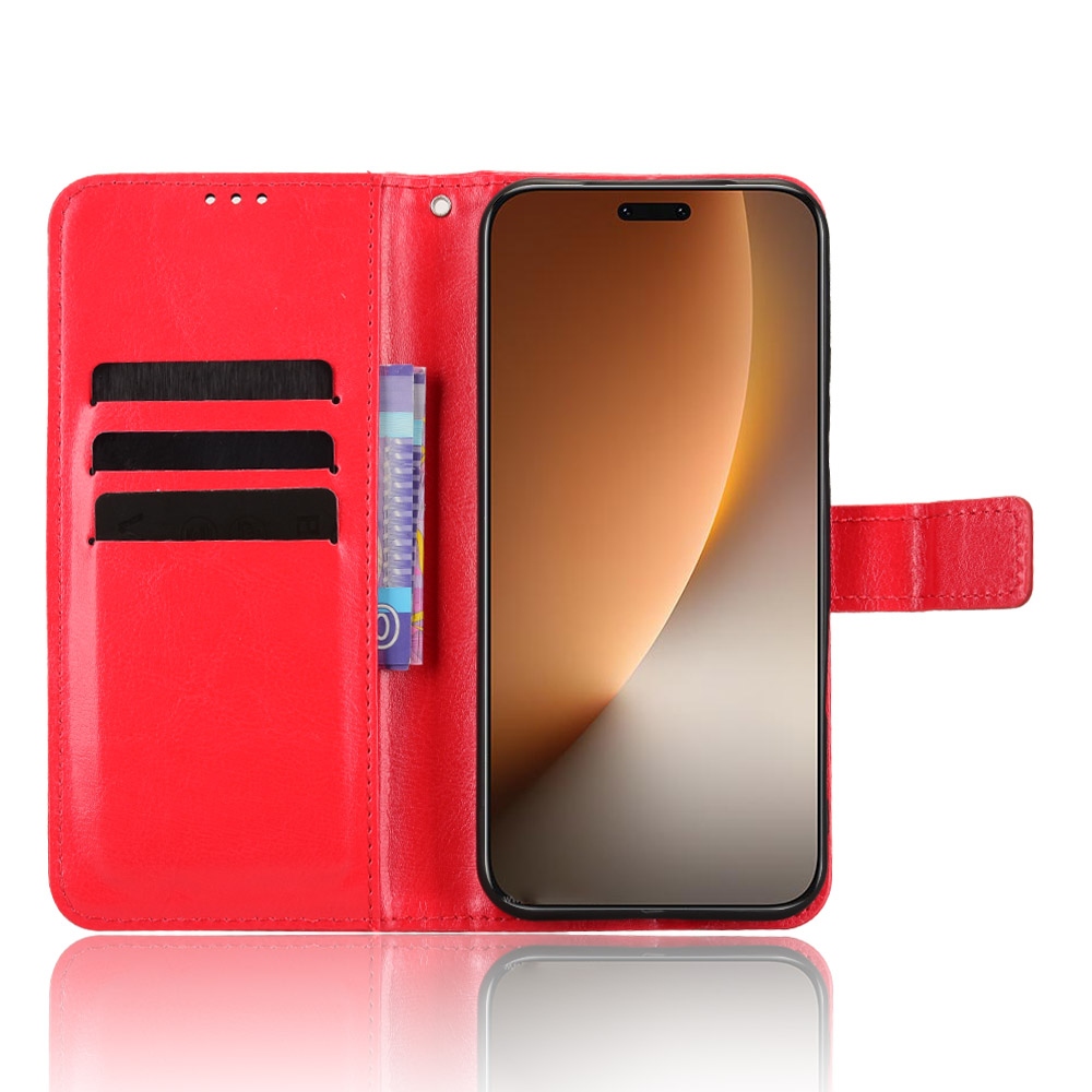 Crazy knížkové pouzdro na Honor Magic 8 Pro 5G - červené