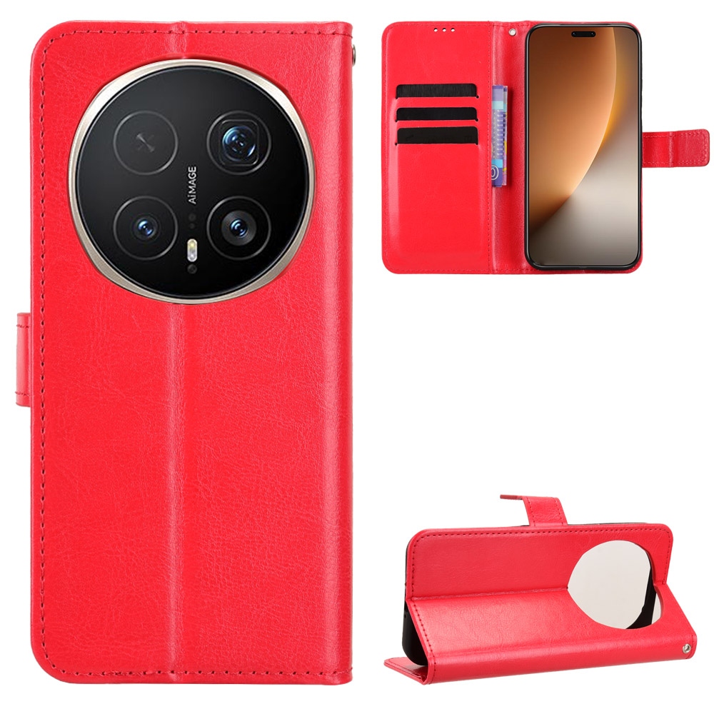 Crazy knížkové pouzdro na Honor Magic 8 Pro 5G - červené