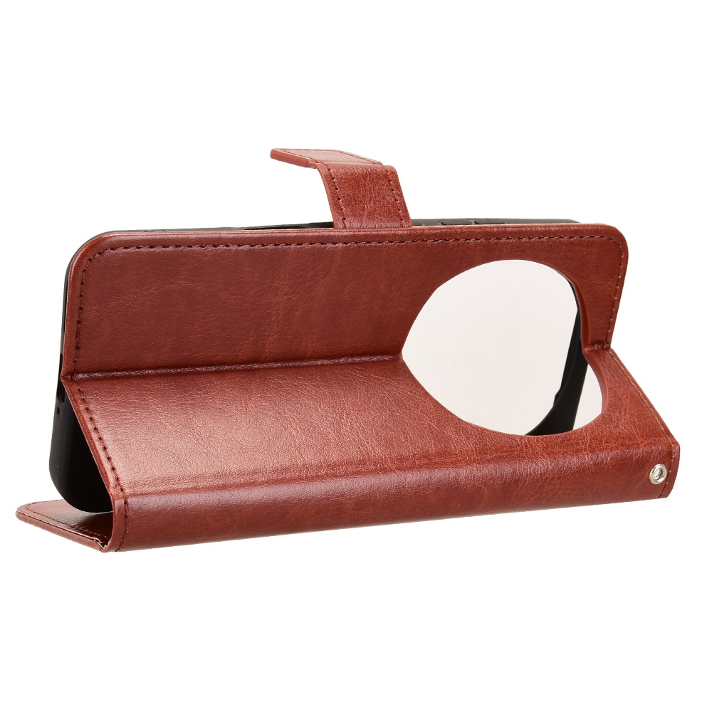 Crazy knížkové pouzdro na Honor Magic 8 Pro 5G - hnědé