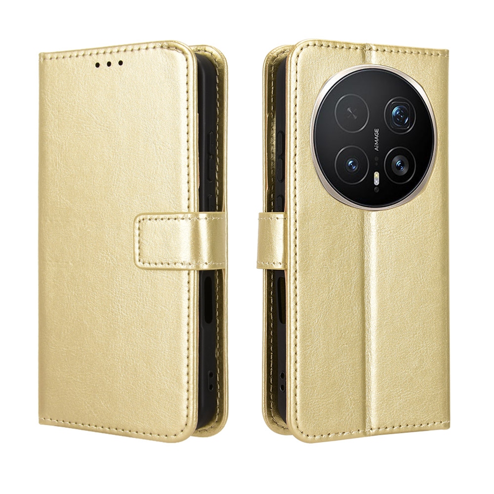 Crazy knížkové pouzdro na Honor Magic 8 Pro 5G - zlaté