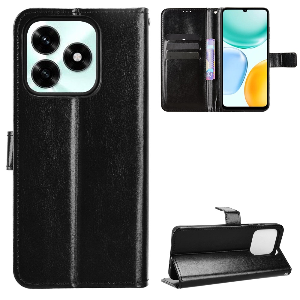 Crazy knížkové pouzdro na Honor X5c Plus - černé