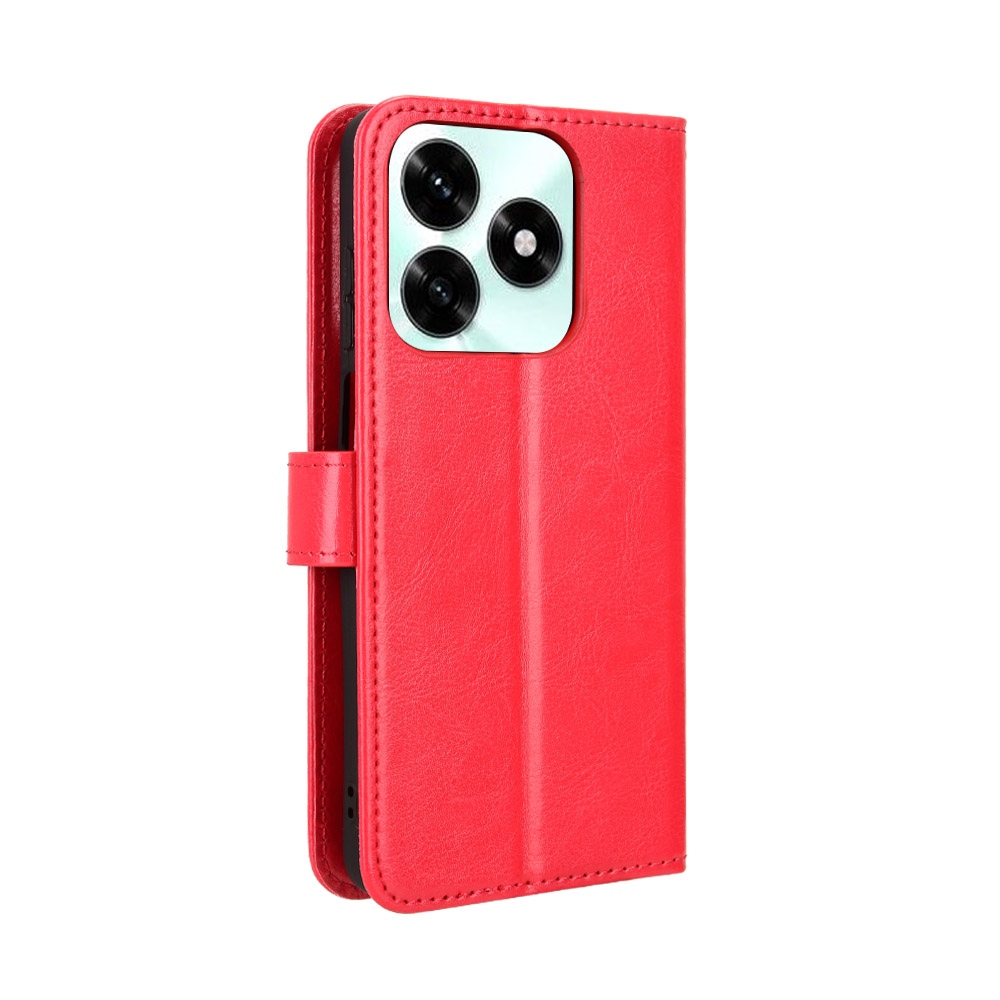 Crazy knížkové pouzdro na Honor X5c Plus - červené