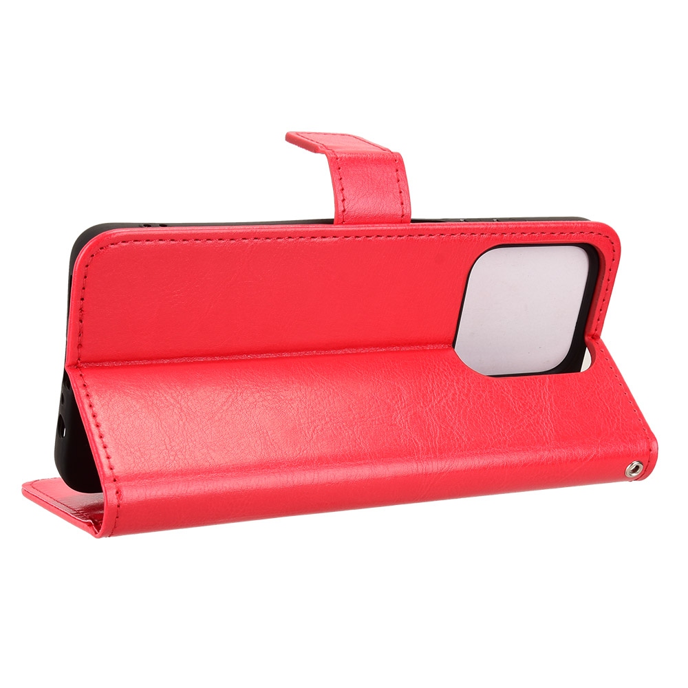 Crazy knížkové pouzdro na Honor X5c Plus - červené