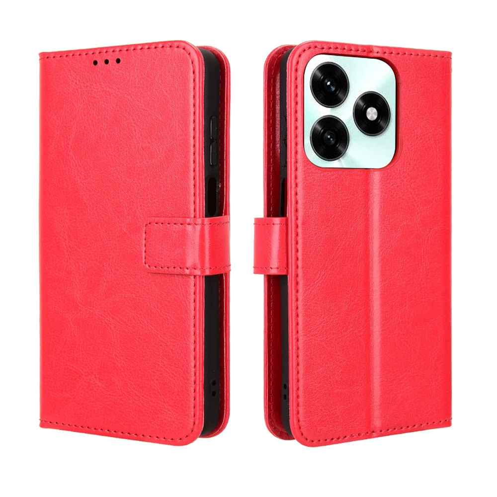 Crazy knížkové pouzdro na Honor X5c Plus - červené