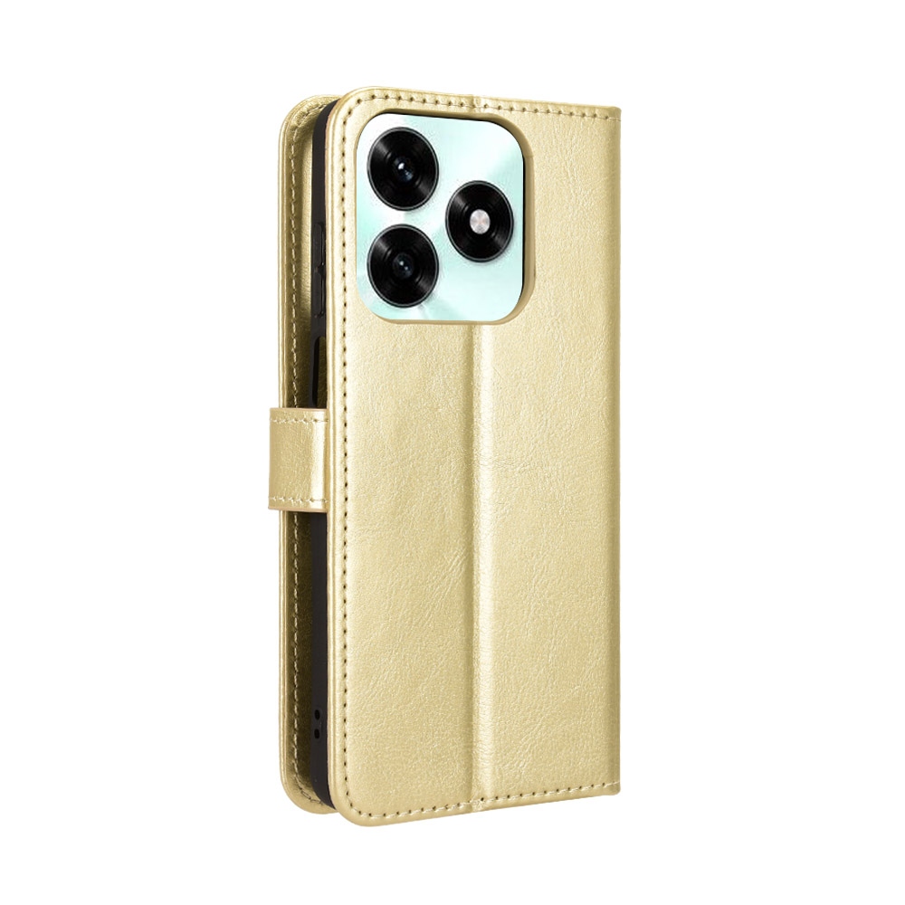 Crazy knížkové pouzdro na Honor X5c Plus - zlaté