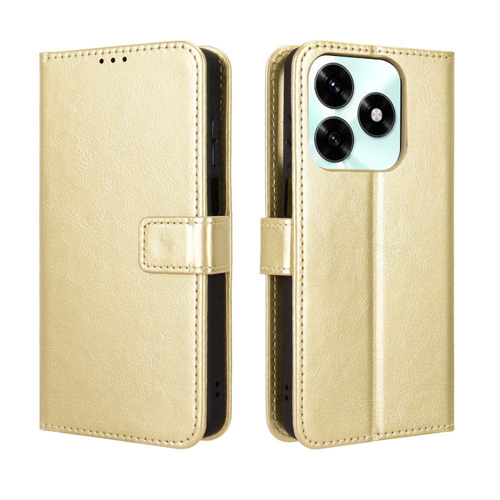 Crazy knížkové pouzdro na Honor X5c Plus - zlaté