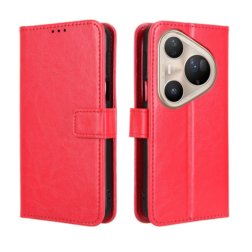 Crazy knížkové pouzdro na Huawei Pura 80 Ultra - červené