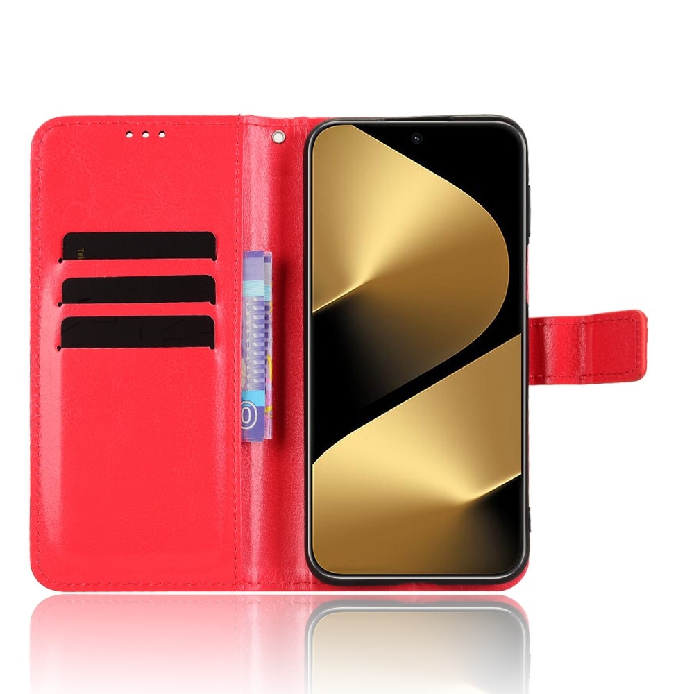 Crazy knížkové pouzdro na Huawei Pura 80 Ultra - červené