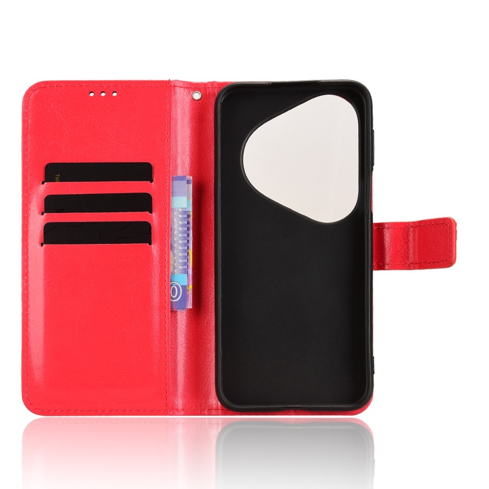 Crazy knížkové pouzdro na Huawei Pura 80 Ultra - červené