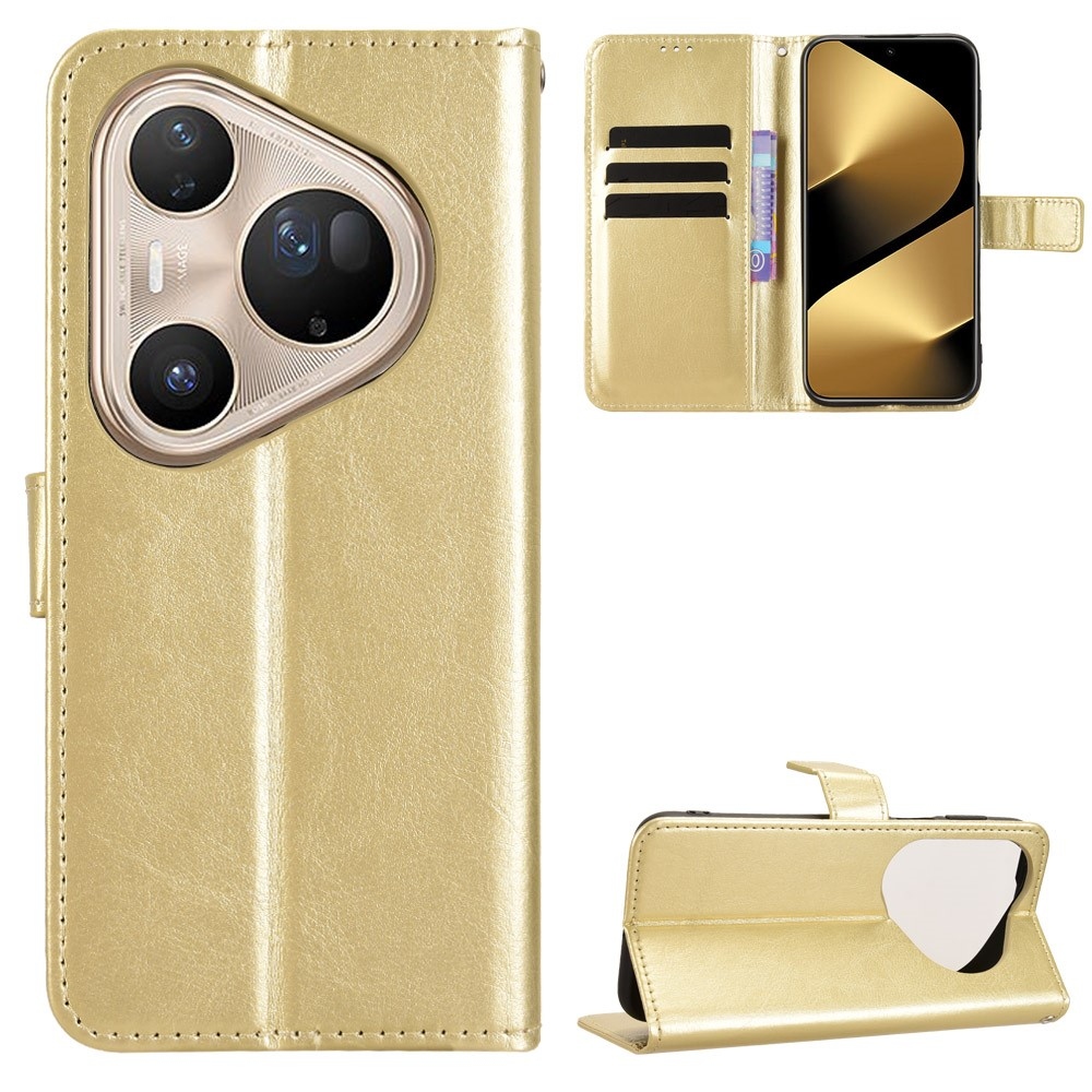 Crazy knížkové pouzdro na Huawei Pura 80 Ultra - zlaté