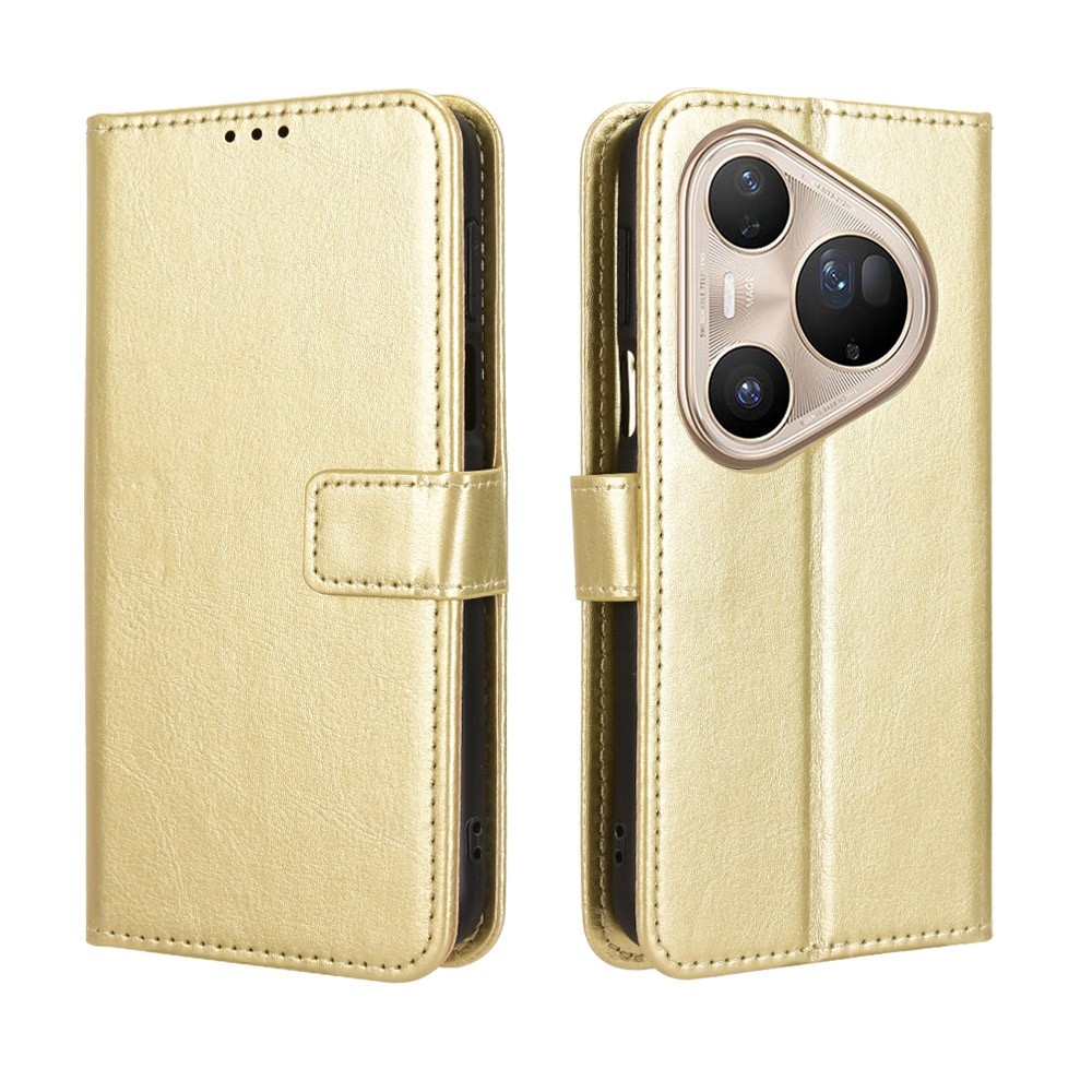 Crazy knížkové pouzdro na Huawei Pura 80 Ultra - zlaté