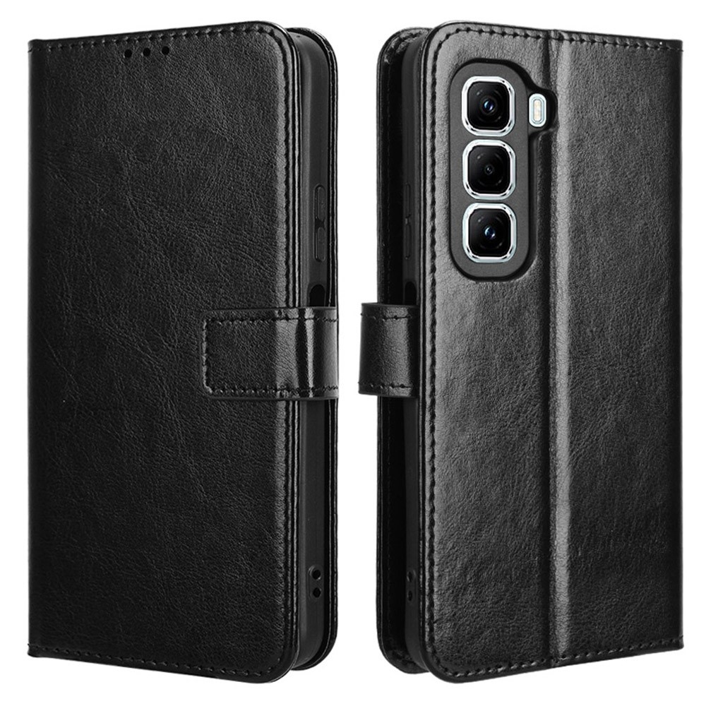 Crazy knížkové pouzdro na Infinix Hot 50 Pro+ - černé